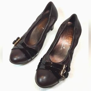 Heels Attilio Giusti Leombruni Women High Heels Buckle Straps Leather Brown-6